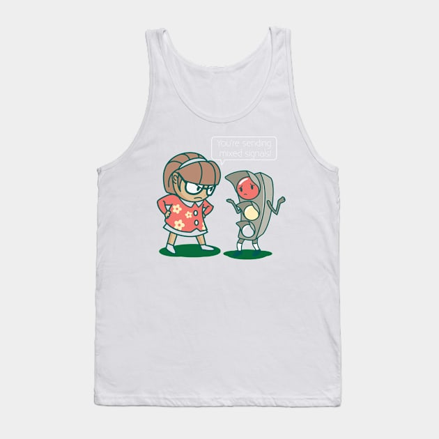 Mixed Signals Tank Top by dn1ce25